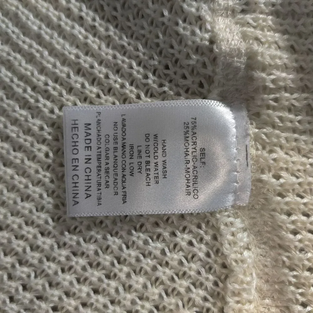 b-Sharp Distressed High-Low Sweater Tunic - Picture 5 of 8